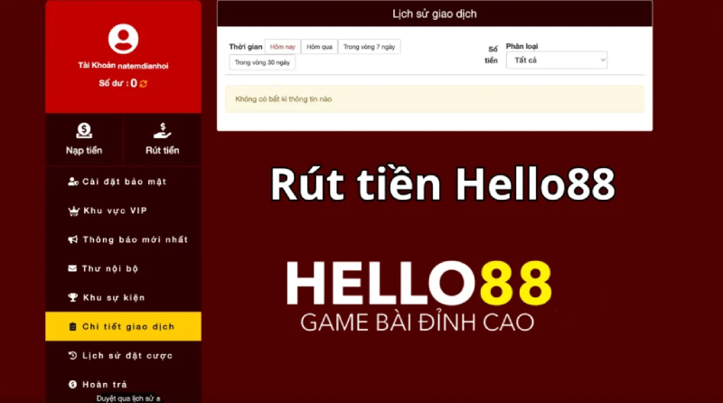 Các nguyên nhân khi rút tiền Hello88 không được 